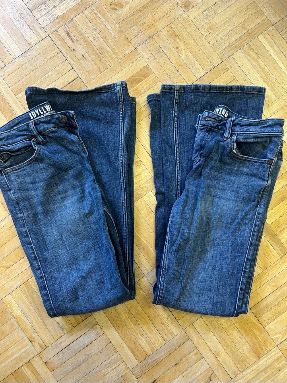 Idyllwind Women's Blue Bootcut Jeans Pair - Dark & Medium Blue